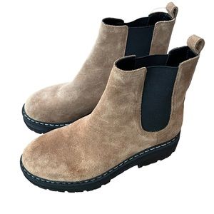 Marc Fisher Ltd Padmia Chelsea Boot Women's Size 7 Brown Suede leather NWOB